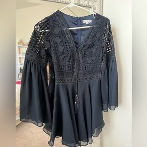 Two Sisters Alyse Dress in Navy